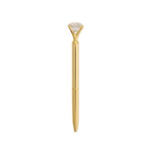 CANETA METAL DIAMANTE