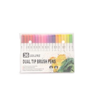 KIT CANETINHAS PONTA DUPLA 36 CORES